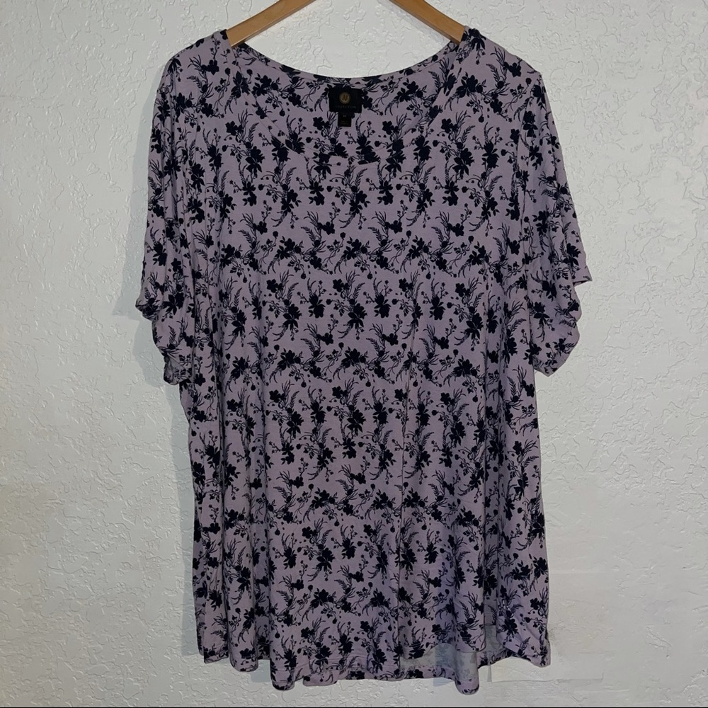 JM Collection Floral Blouse
